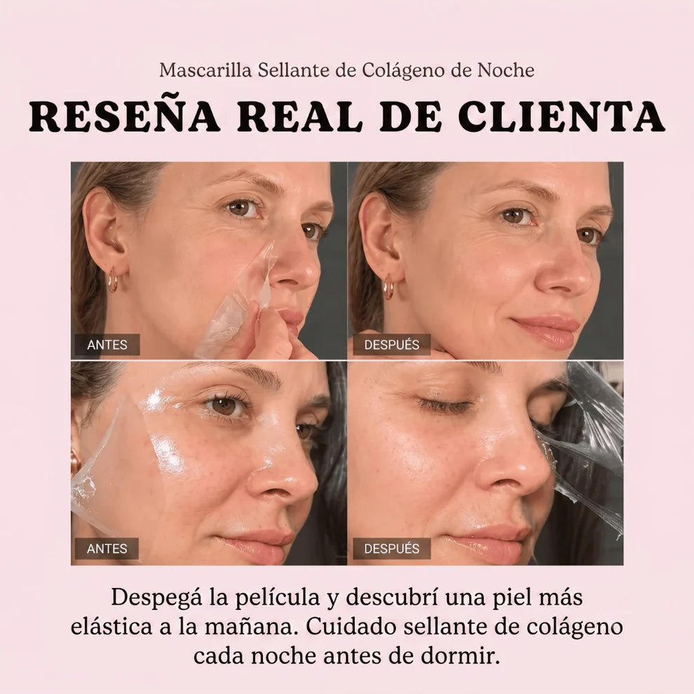 Mascarilla de colágeno sellante de noche Coreana